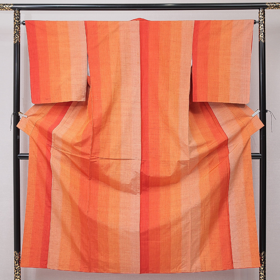 中古・リサイクル 紬】 袷 身丈156cm 裄丈64cm 正絹 Sランク M