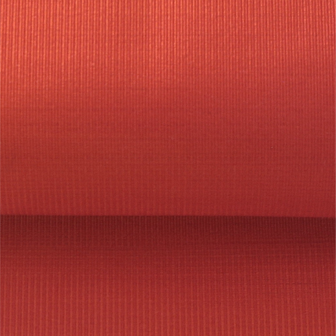 新古品 八寸名古屋帯 帯丈377cm インフォーマル 松葉仕立て 全通 未仕立て Nランク 正絹 綴れ織 ぼかし 無地 朱系 多色系 1224-04181