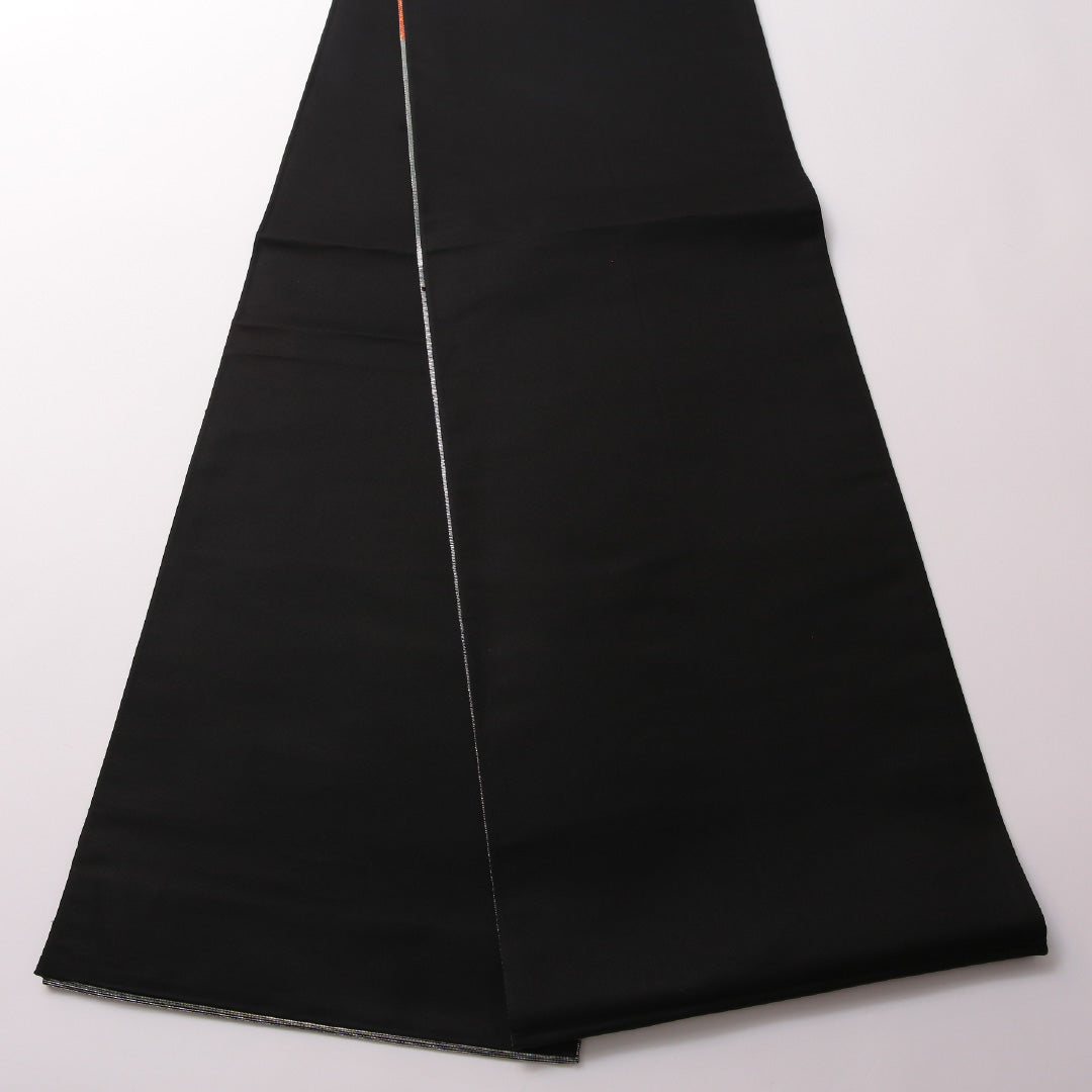 袋帯 帯丈436cm 正絹 ポイント柄 セミフォーマル 扇面文 銀系 1243-01789
