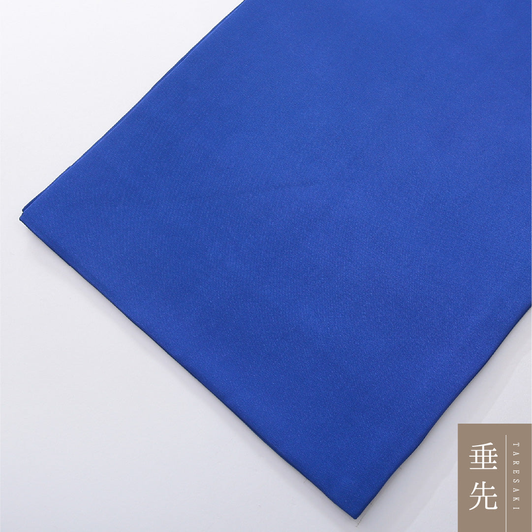 九寸名古屋帯 帯丈380cm カジュアル 開き仕立て ポイント柄 Bランク 正絹 染め帯 塩瀬 花柄 青系 1224-03914