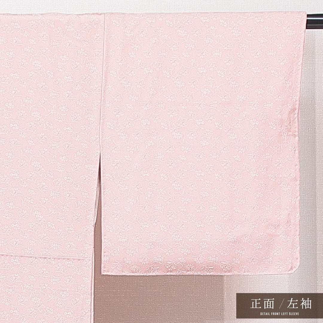 リサイクル・中古 小紋】 袷 身丈150cm 裄丈62cm 正絹 Sランク 一つ紋