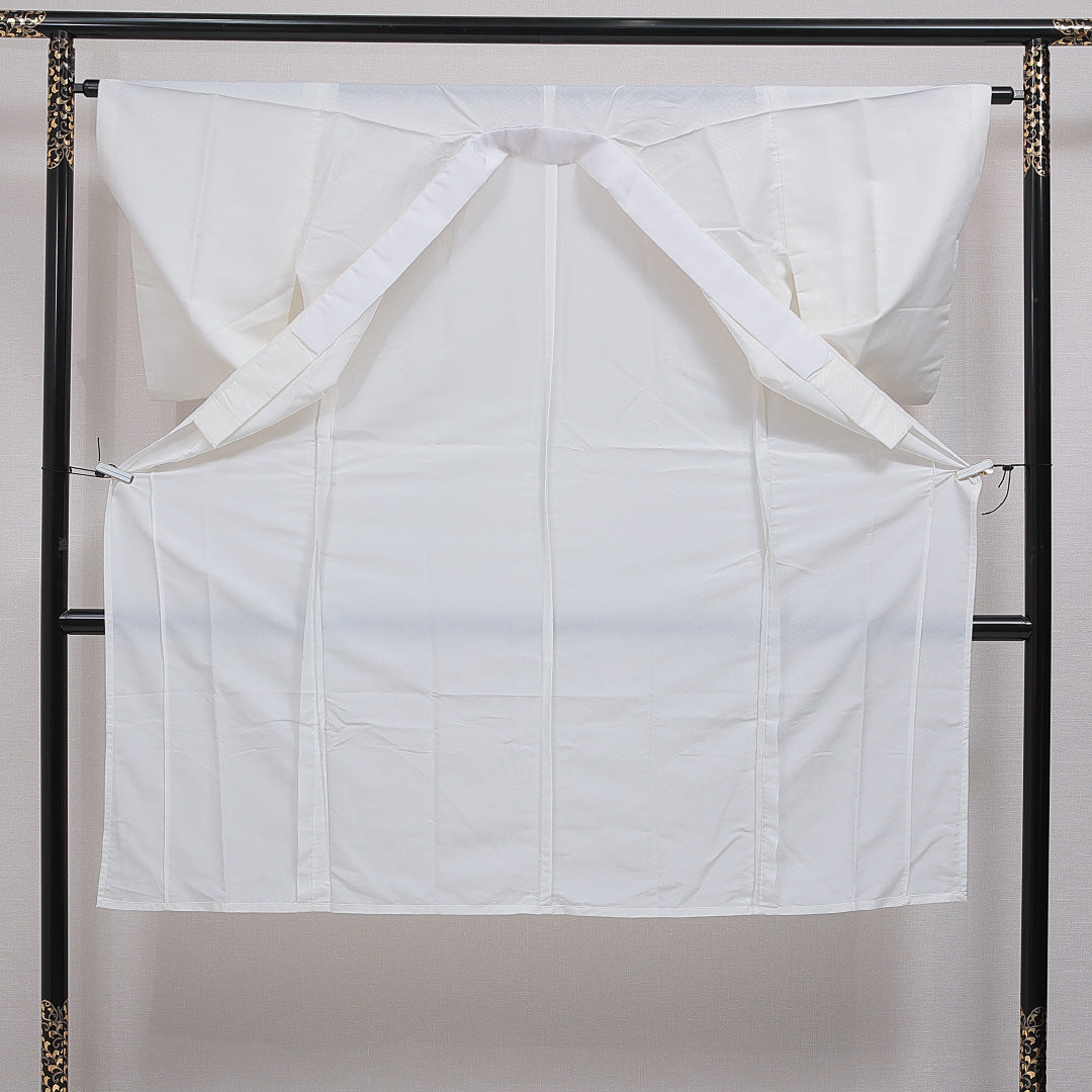 洗える着物 長襦袢 無双袖 身丈130cm 裄丈62cm ポリエステル Sランク Lサイズ 白系 RP 1239-16550