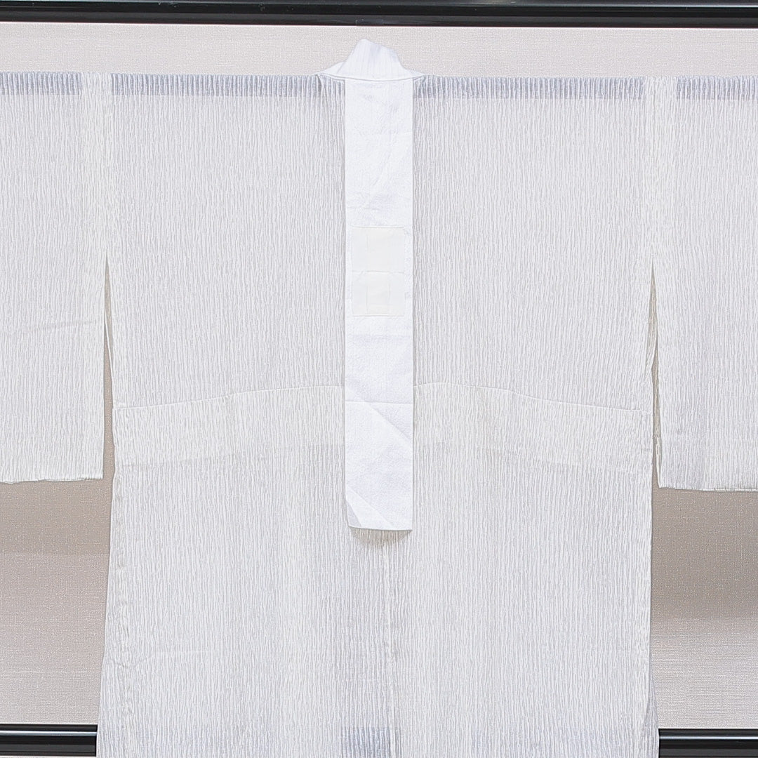 夏物 洗える着物 長襦袢 夏物 身丈132cm 裄丈63cm ポリエステル Sランク XLサイズ 抽象柄 ベージュ系 RP 1239-16677