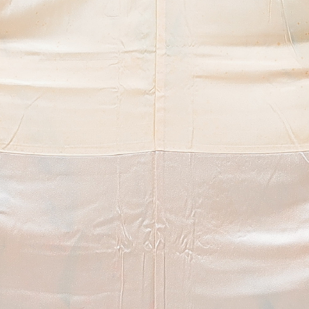 振袖 袷 身丈158cm 裄丈63cm フォーマル Cランク Mサイズ 正絹 広衿 牡丹 1213-F0757