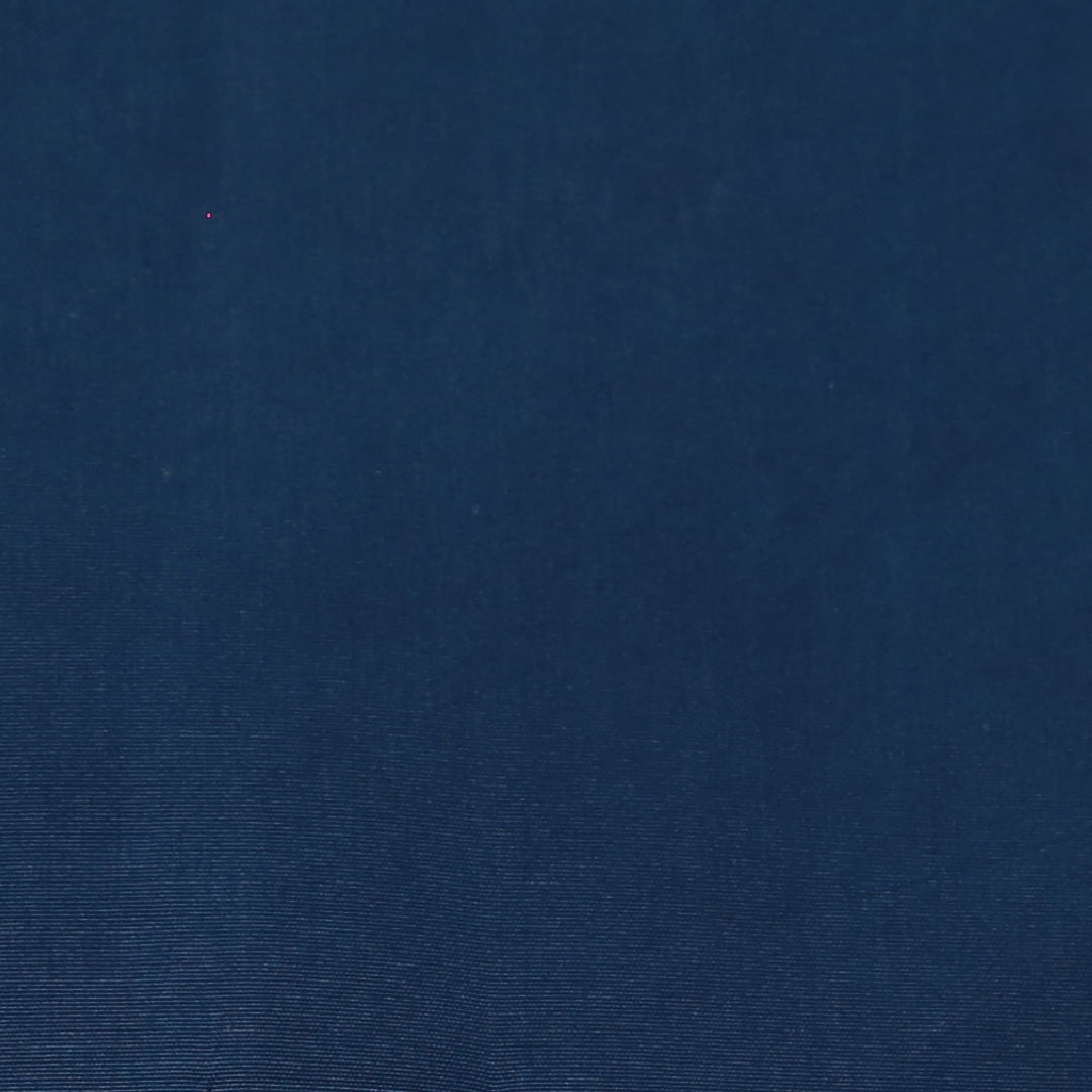 九寸名古屋帯 帯丈341cm カジュアル 名古屋仕立て 全通 Cランク 正絹 無地 青系 1224-03580