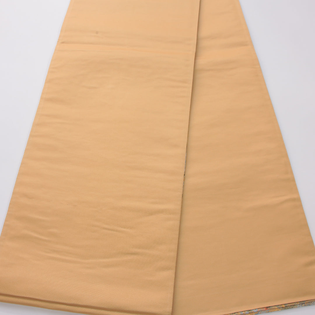 袋帯 帯丈436cm 翠祥錦 フォーマル 六通 Sランク 正絹 桜 松 証紙 金系 1223-02325