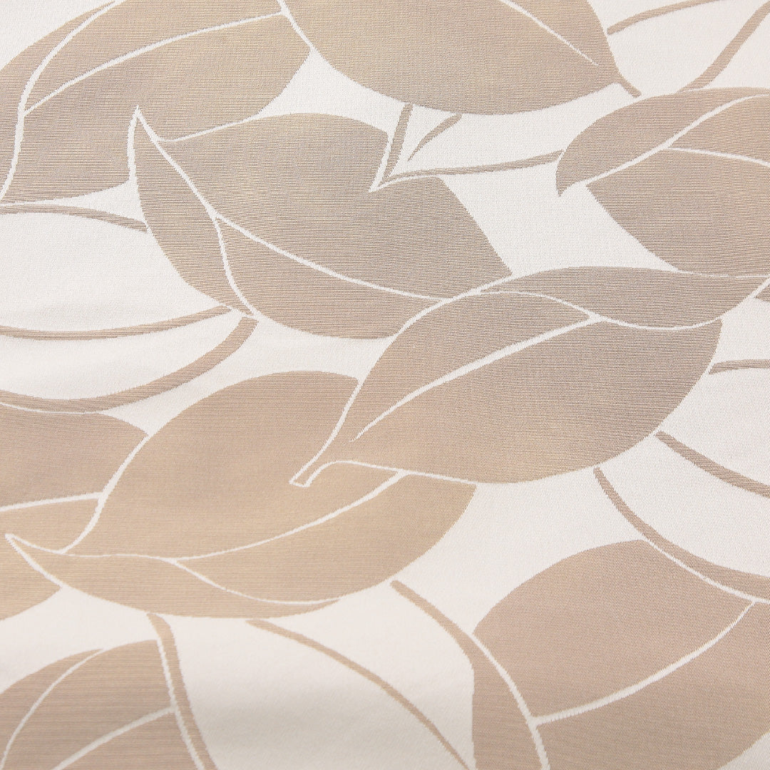 袋帯 帯丈424cm セミフォーマル 全通 リバーシブル 帯芯なし Sランク 正絹 植物柄 クリーム系 赤系 1223-02241