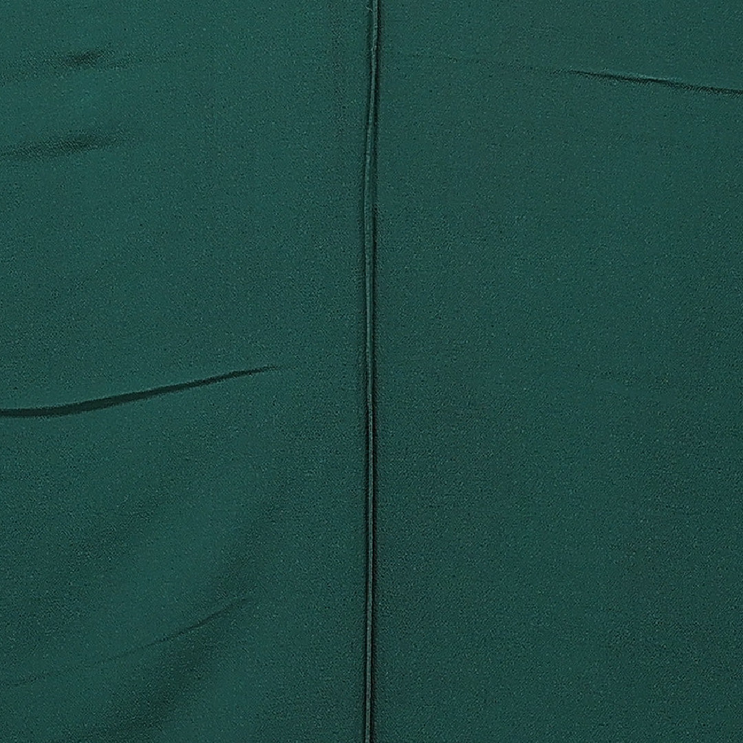 小紋 単衣 身丈159cm 裄丈63cm 正絹 Sランク Mサイズ バチ衿 インフォーマル 肩当て ちりめん 無地 緑系 1215-15680