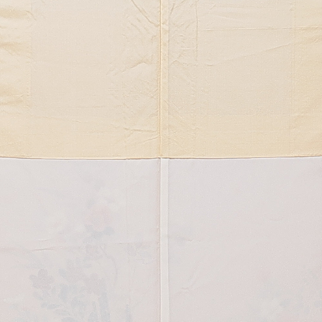 未使用品 訪問着 袷 身丈172cm 裄丈64cm 正絹 Nランク セミフォーマル 広衿 2XLサイズ 牡丹 可憐 落ち着き ピンク系 M4 1217-15358