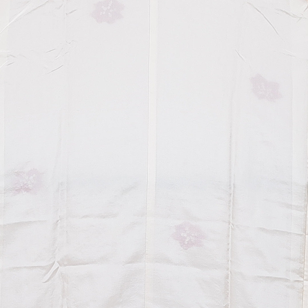 長襦袢 無双袖 身丈129cm 裄丈63cm 正絹 Aランク Lサイズ 部分絞り 麻の葉 ピンク系 RP 1239-16674