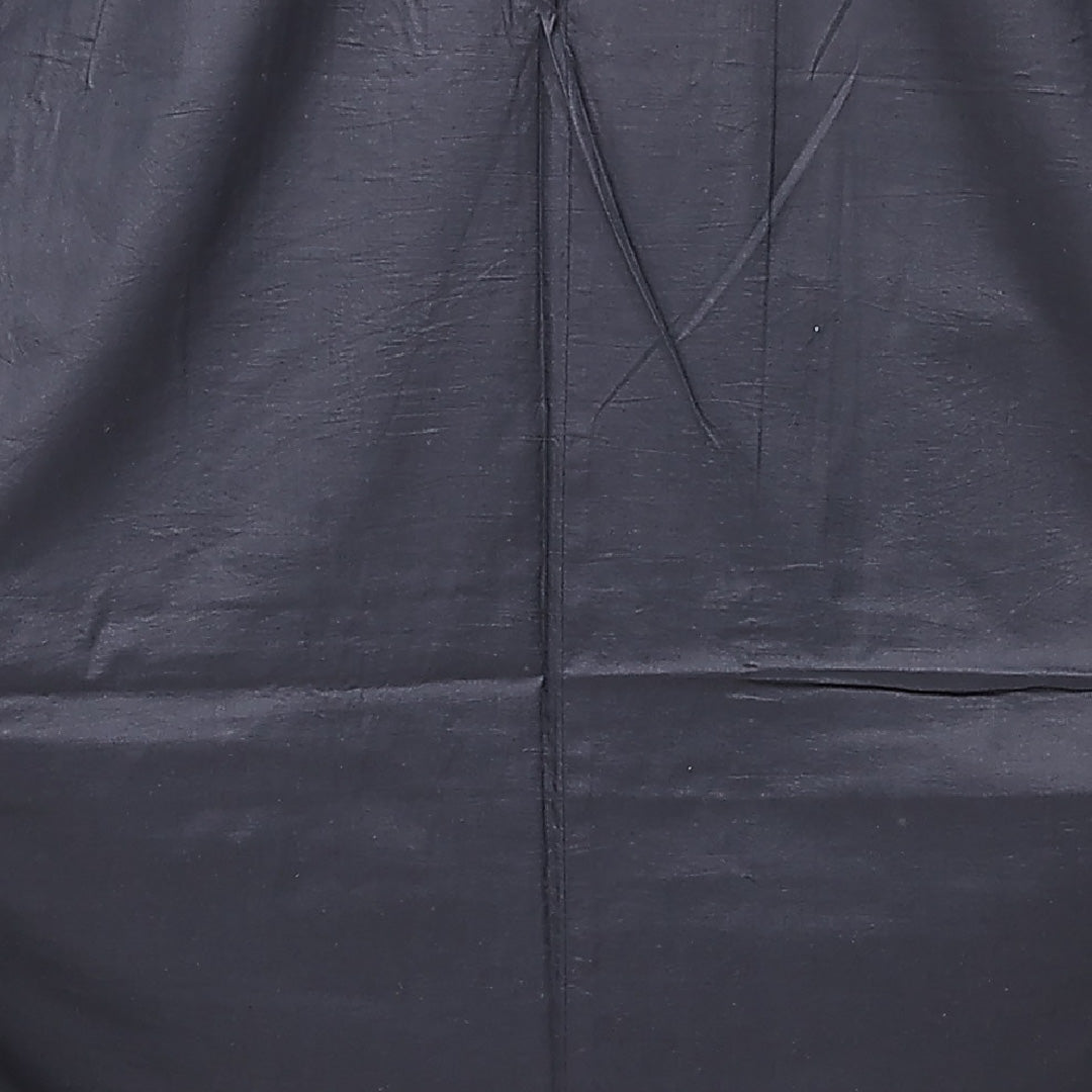 男着物 袷 身丈152cm 裄丈68cm 正絹 Dランク カジュアル 棒衿 XLサイズ 無地 紺系 HP 1224-16898