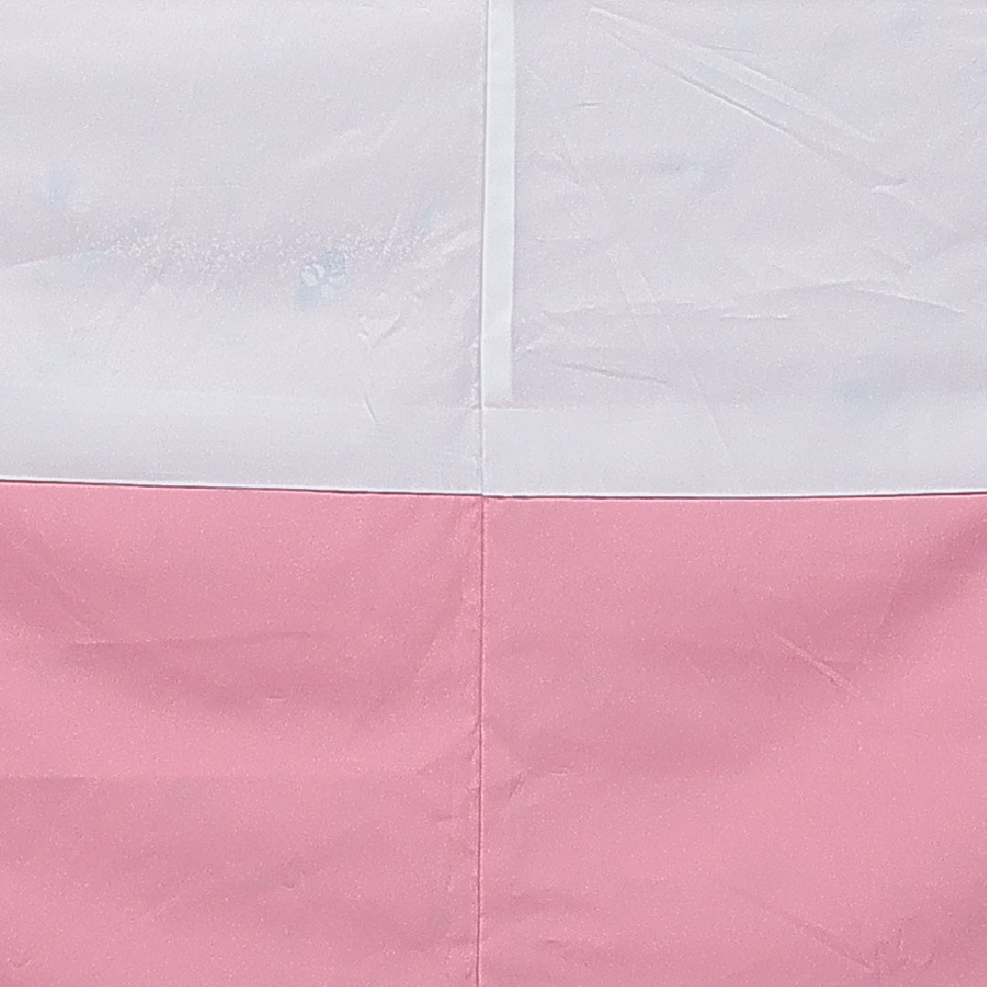 小紋 洗える着物 袷 身丈163cm 裄丈66cm ポリエステル Aランク Lサイズ 広衿 インフォーマル 桜 ピンク系 1215-15795