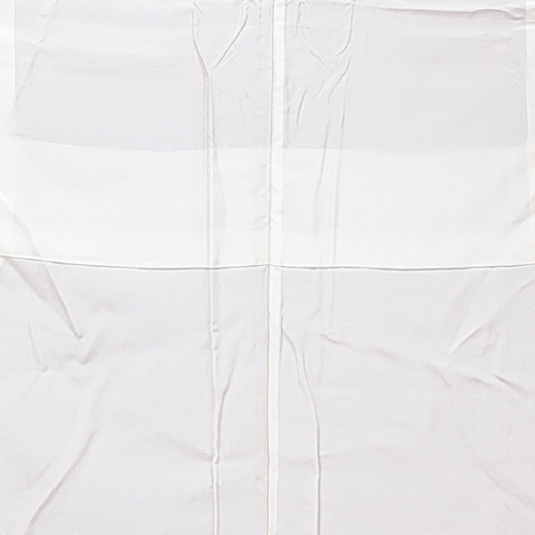 小紋 袷 身丈159cm 裄丈63cm 正絹 Aランク インフォーマル 広衿 Mサイズ 唐草 菊 茶系 RP 1221-15334