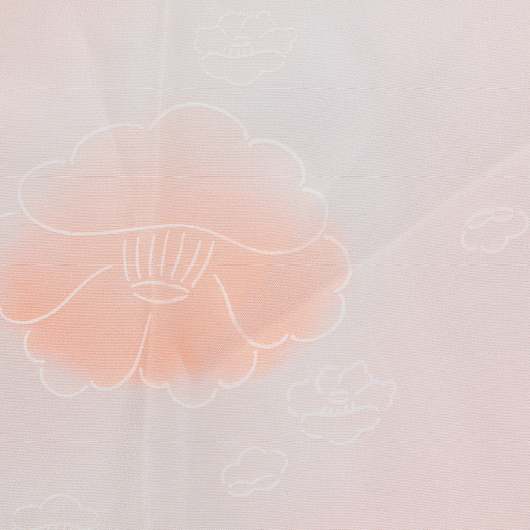 長襦袢 無双袖 身丈127cm 裄丈63cm 正絹 Aランク Mサイズ 芙蓉 朱系 RP 1239-16579