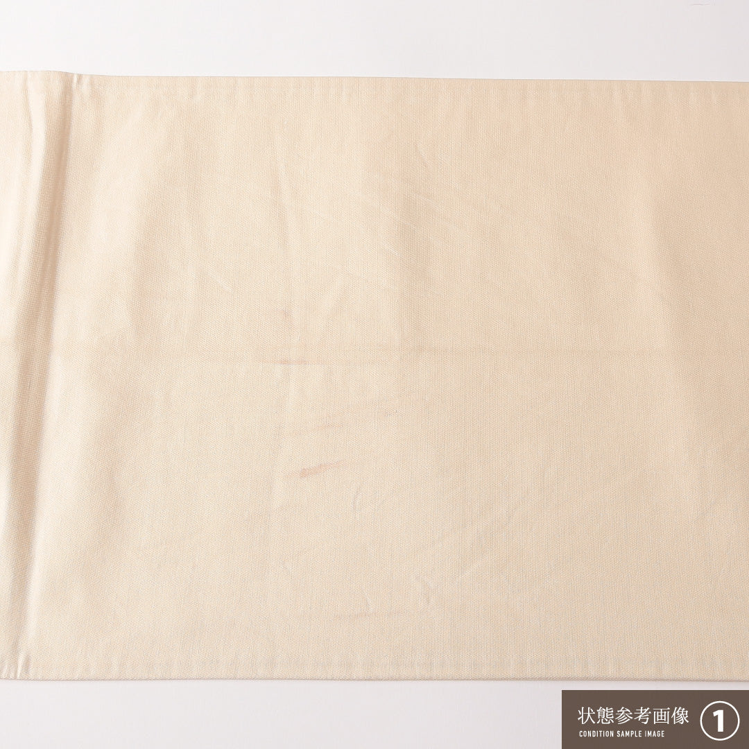 袋帯 帯丈416cm 正絹 六通 セミフォーマル 遠山 クリーム系 1243-01830