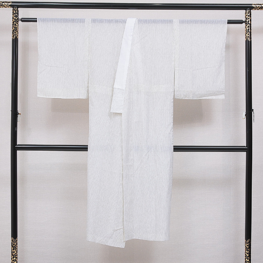 夏物 洗える着物 長襦袢 夏物 身丈132cm 裄丈63cm ポリエステル Sランク XLサイズ 抽象柄 ベージュ系 RP 1239-16677
