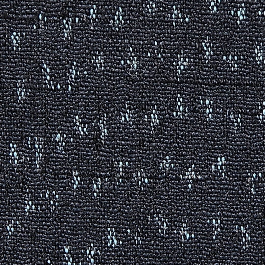 未使用品 紬 単衣 身丈145cm 裄丈61cm 正絹 Sランク XSサイズ バチ衿 カジュアル 居敷当て 肩当て 菱 グレー系 黒系 1216-15664