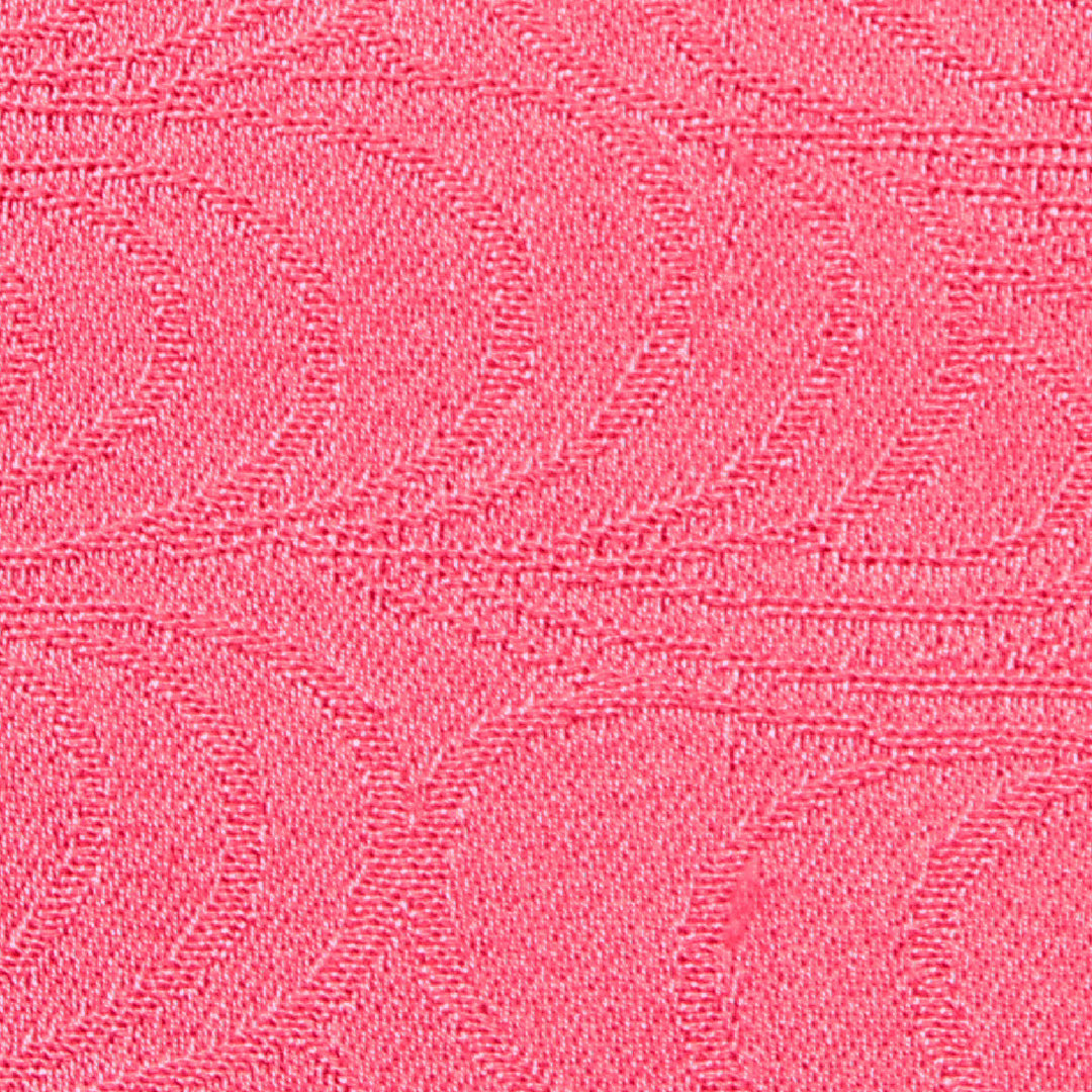 色無地 袷 身丈156cm 裄丈62cm 正絹 Sランク Mサイズ バチ衿 一つ紋（五三桐） セミフォーマル 紋意匠 観世水 ピンク系 1214-16891