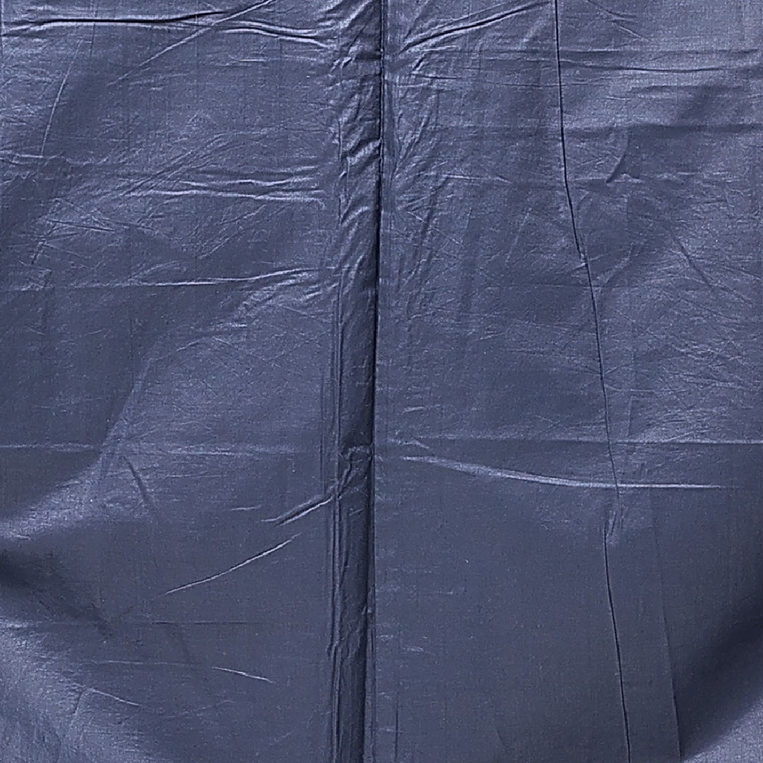 男着物 袷 身丈142cm 裄丈66cm 正絹 Aランク Mサイズ 棒衿 カジュアル 創作柄 茶系 1219-15238