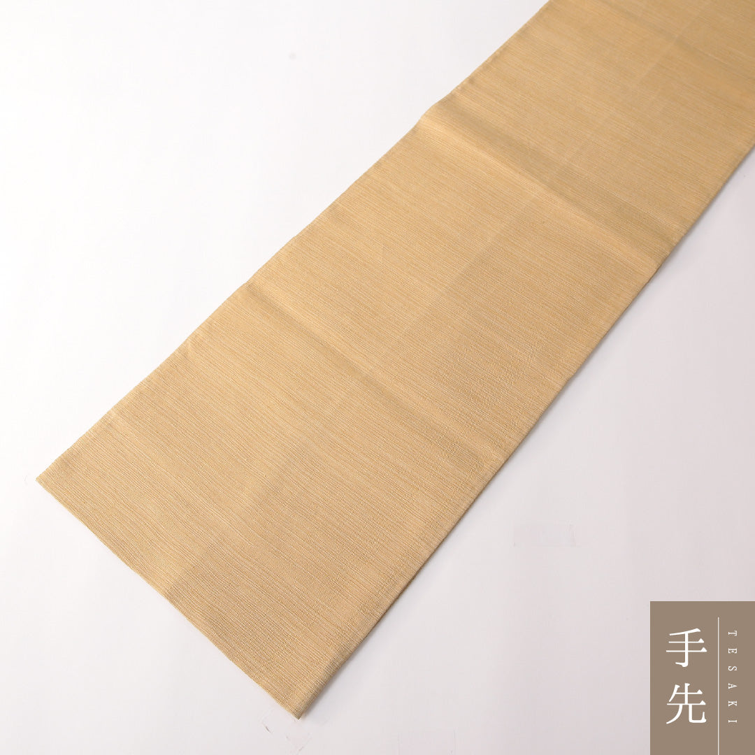 袋帯 帯丈462cm 正絹 ポイント柄 インフォーマル すくい織 創作柄 ベージュ系 1243-01759