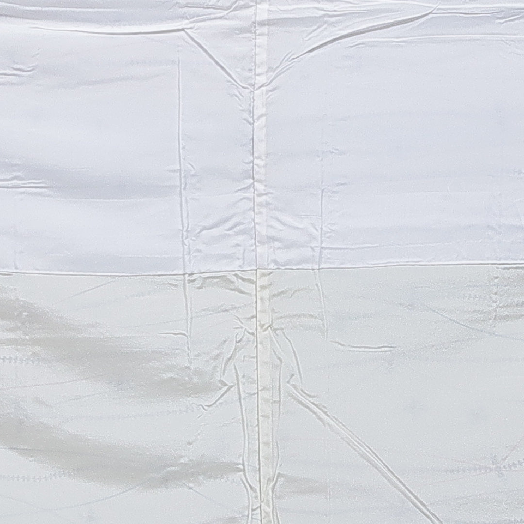 小紋 洗える着物 袷 身丈155cm 裄丈67cm ポリエステル Cランク Mサイズ 広衿 インフォーマル 花柄 クリーム系 1215-16095