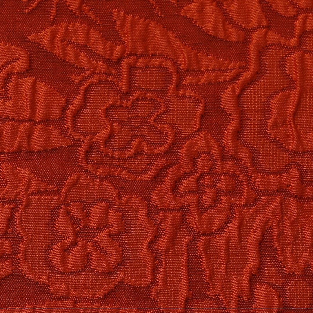 袋帯 帯丈436cm フォーマル 全通 未仕立て 帯芯なし Sランク 正絹 西陣織 唐華 朱系 1223-01880