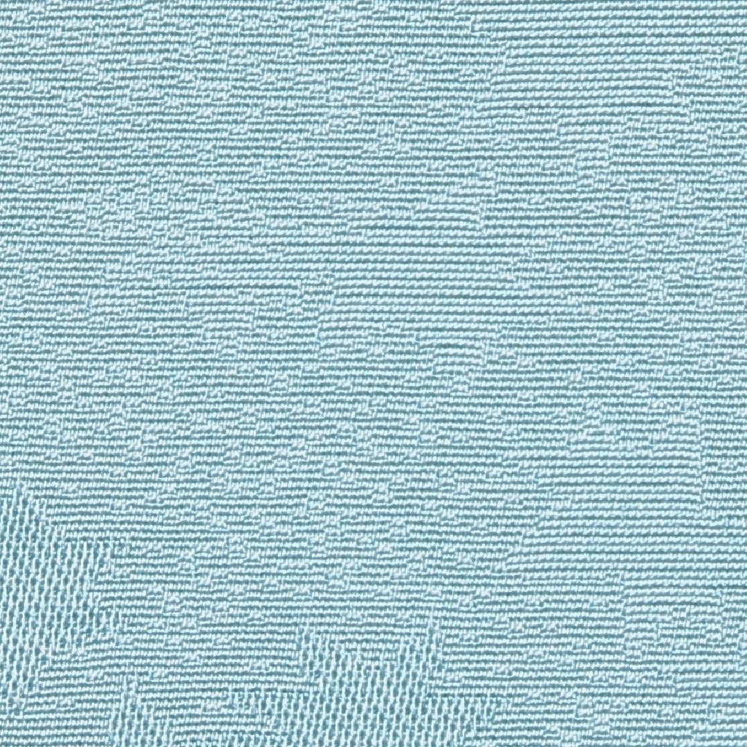 色無地 袷 身丈157cm 裄丈64cm 正絹 Bランク Mサイズ 広衿 一つ紋（橘） セミフォーマル 紋意匠 紅葉 無地 水色系 1214-15670