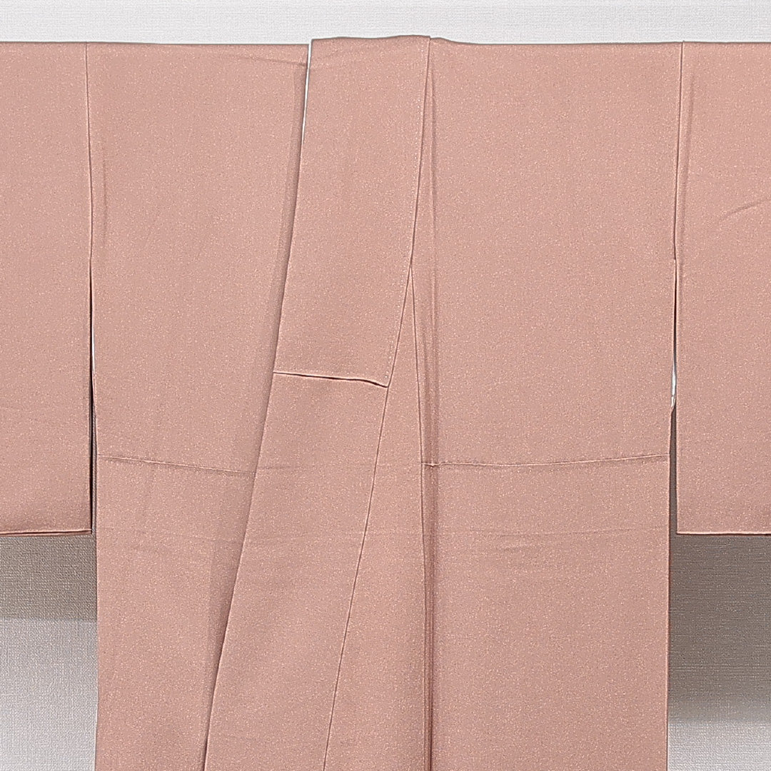 色留袖 袷 身丈163cm 裄丈65cm 三つ紋 藤輪に剣片喰 フォーマル Sランク Lサイズ 正絹 比翼仕立て 広衿 鳳凰 牡丹 1211-F0725