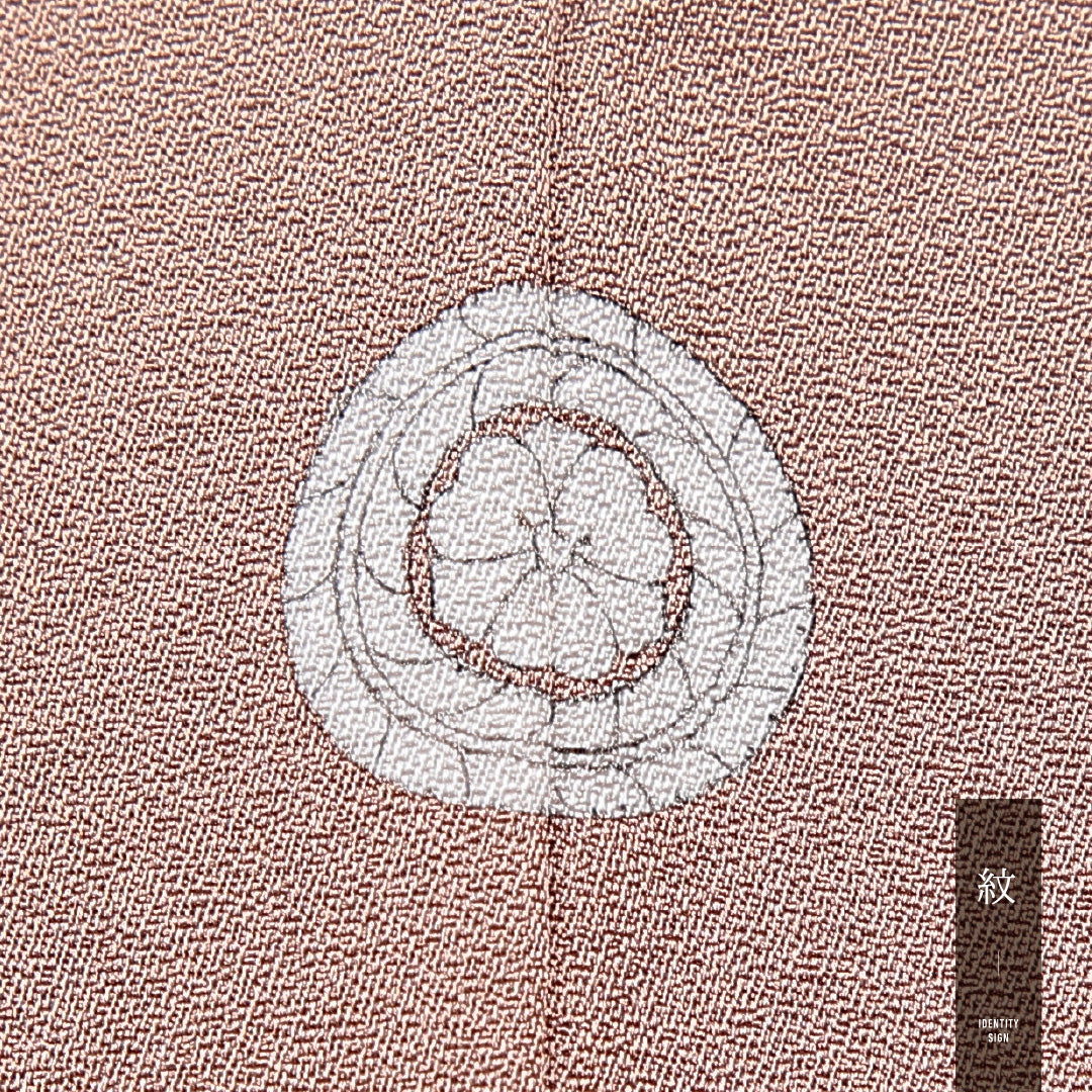 色留袖 袷 身丈163cm 裄丈65cm 三つ紋 藤輪に剣片喰 フォーマル Sランク Lサイズ 正絹 比翼仕立て 広衿 鳳凰 牡丹 1211-F0725