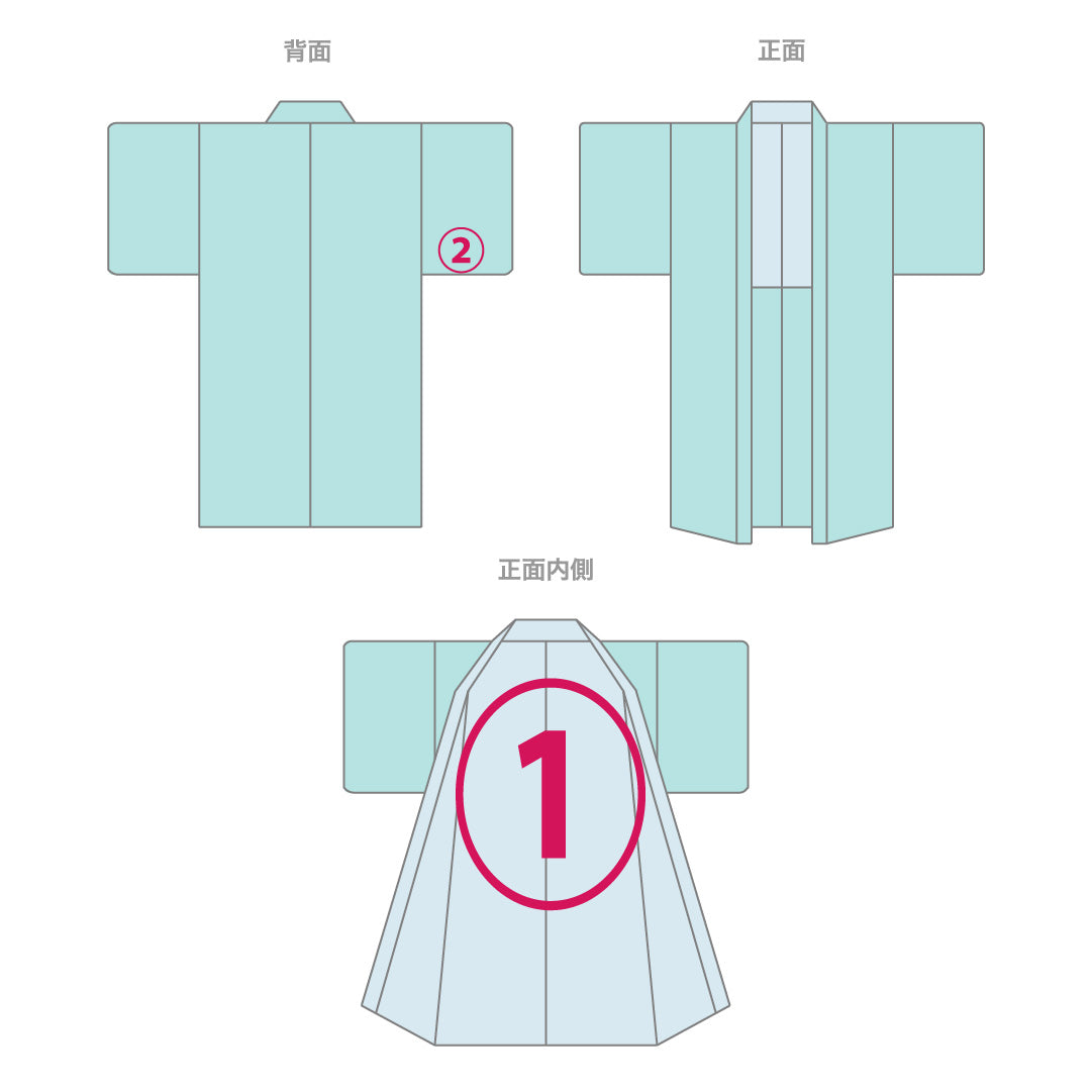 羽織 袷 身丈79cm 裄丈64cm 正絹 Aランク 紋意匠 (蜀江) カジュアル Mサイズ 茶系 HP 1232-15325