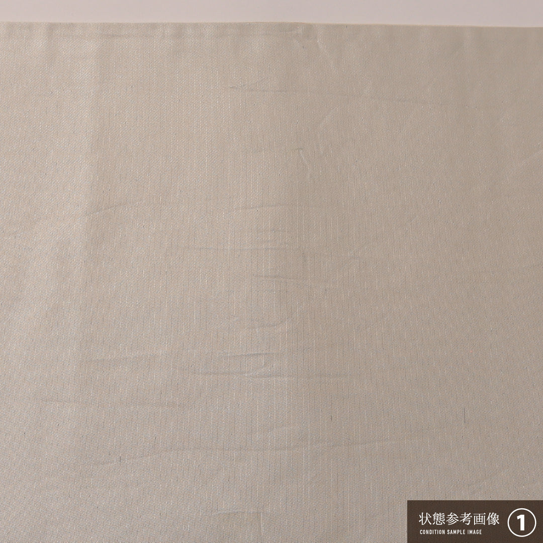 袋帯 帯丈432cm セミフォーマル ポイント柄 Aランク 正絹 染め帯 牡丹 クリーム系 赤系 1223-01903