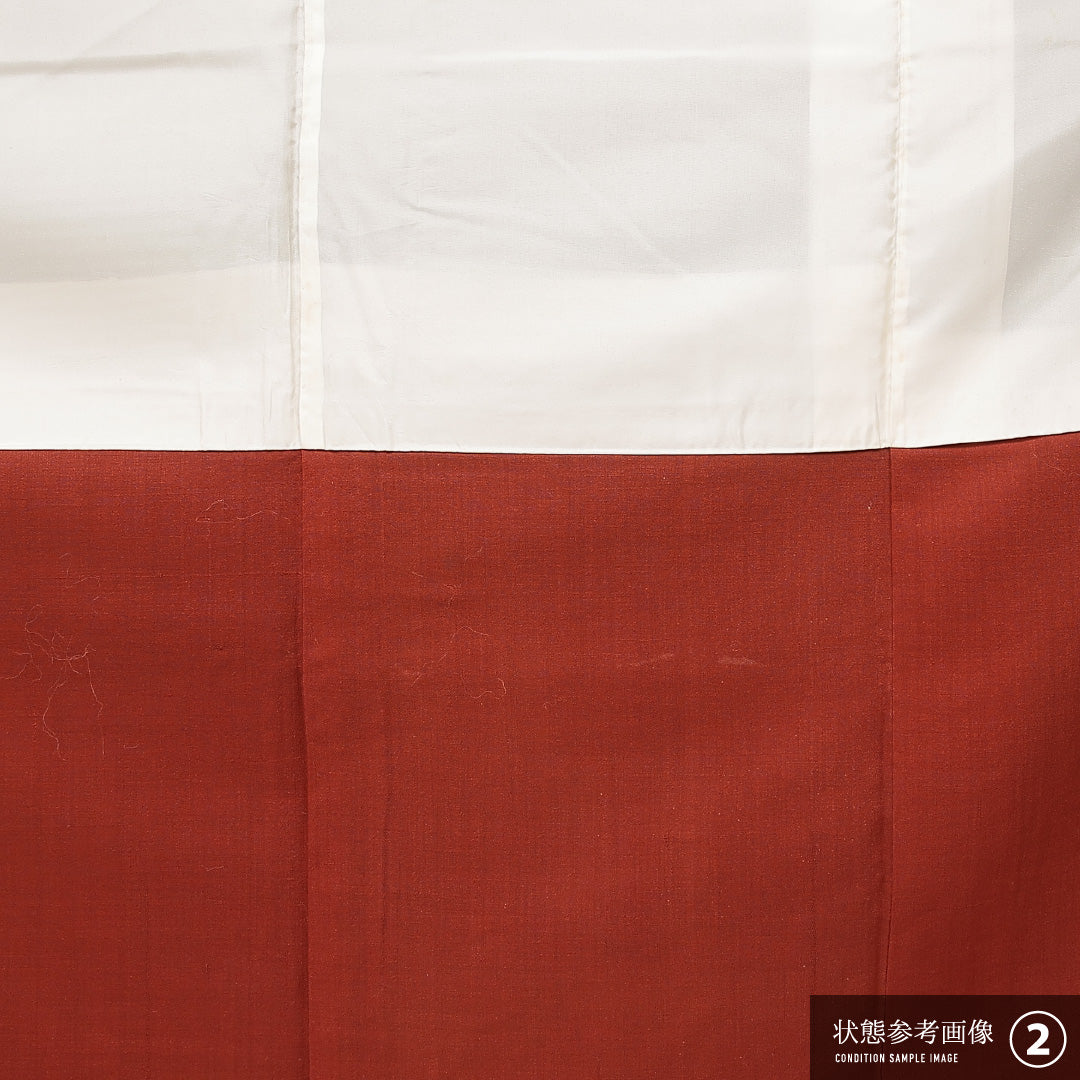 洗える着物 紬 袷 身丈153cm 裄丈63cm ポリエステル Aランク カジュアル バチ衿 Sサイズ 創作柄 黒系 RP 1223-16914