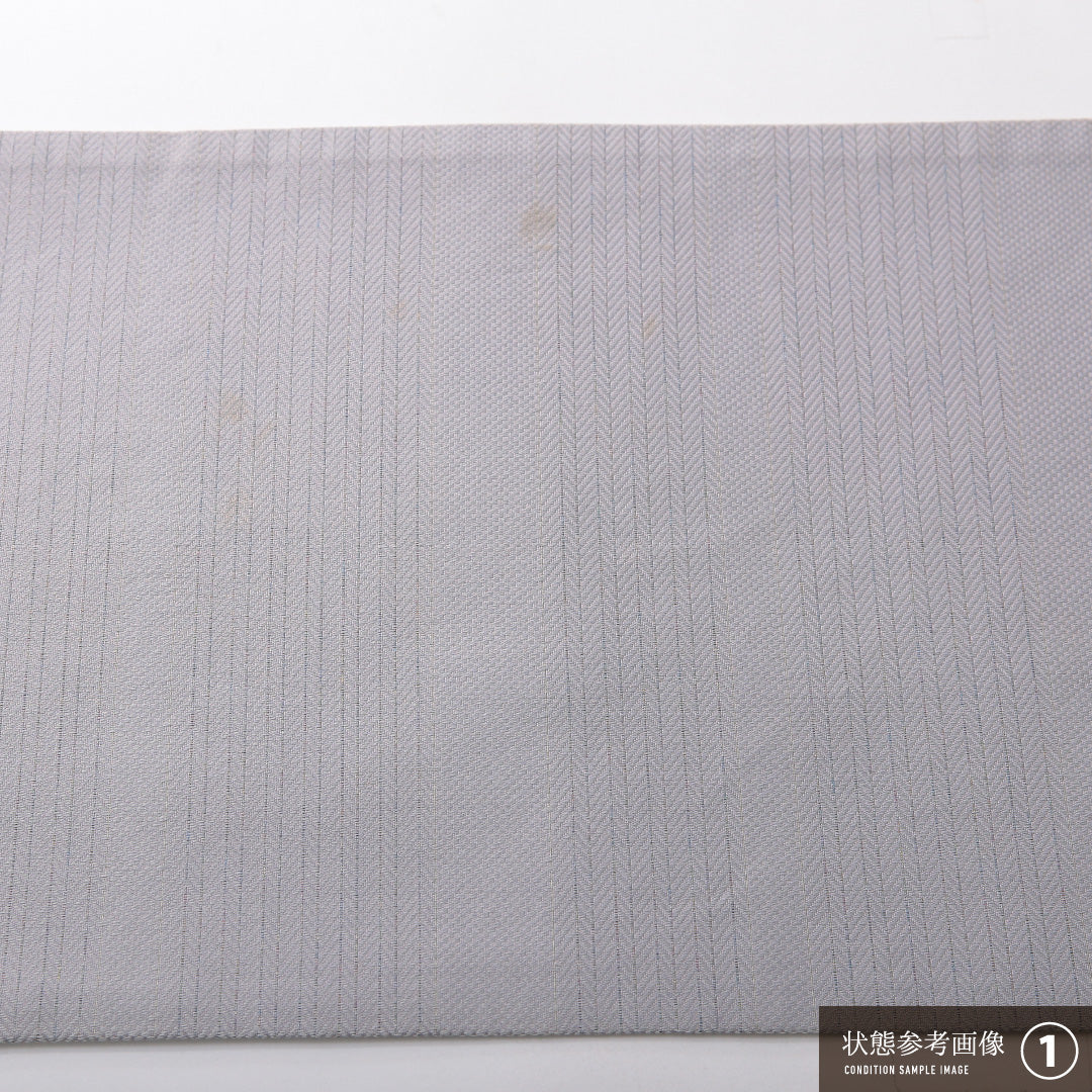 袋帯 帯丈436cm セミフォーマル 六通 Aランク 正絹 萩 緑系 1223-02084