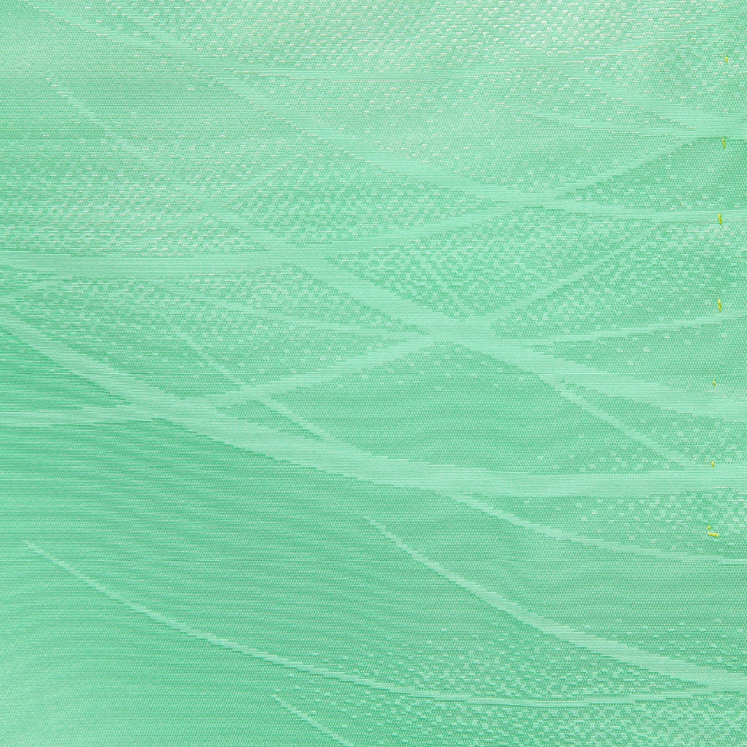 色無地 胴抜き 身丈157cm 裄丈63cm 正絹 Bランク Mサイズ バチ衿 インフォーマル 無地 緑系 1214-16225