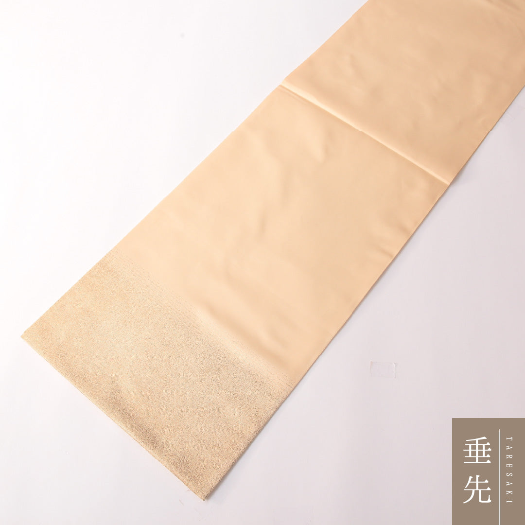 袋帯 帯丈444cm 正絹 ポイント柄 セミフォーマル 文箱 金系 1243-01751