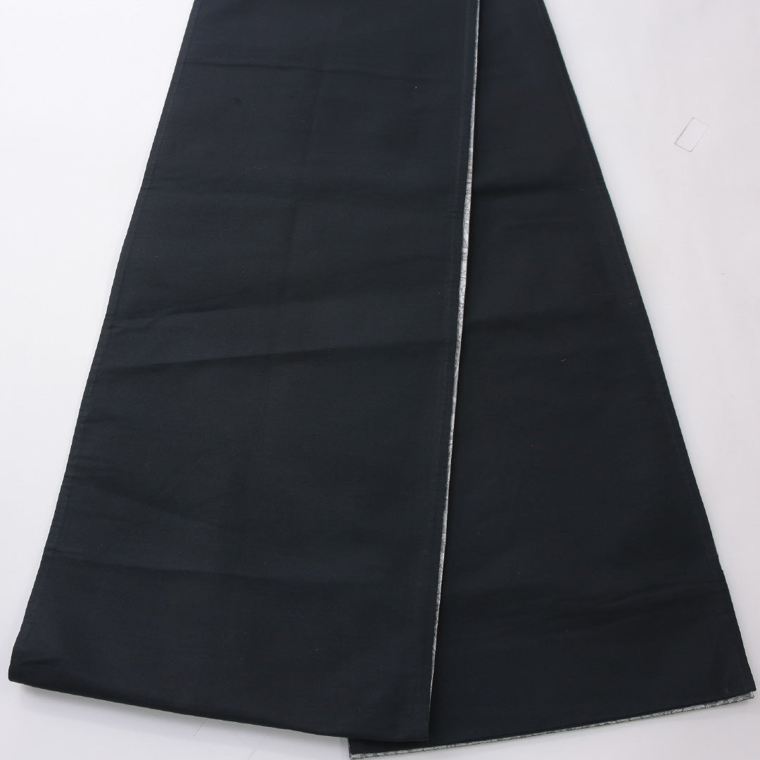 袋帯 帯丈414cm セミフォーマル 六通 帯芯なし Aランク 正絹 ペルシャ文様 銀系 1223-02230