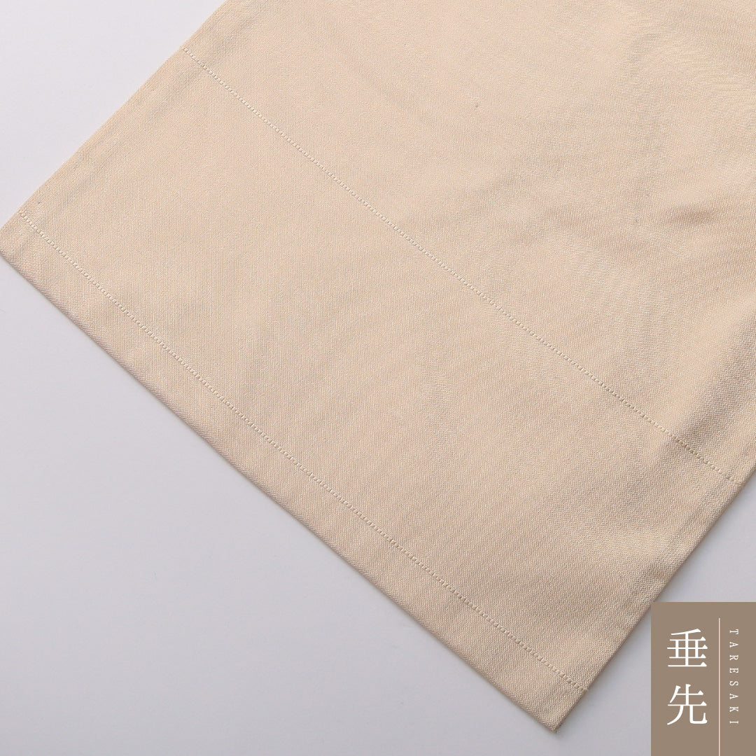 九寸名古屋帯 Aランク 帯丈361cm 正絹 ポイント柄 名古屋仕立て 織り カジュアル 紬 道長取り 菊 クリーム系 RP 1245-03385