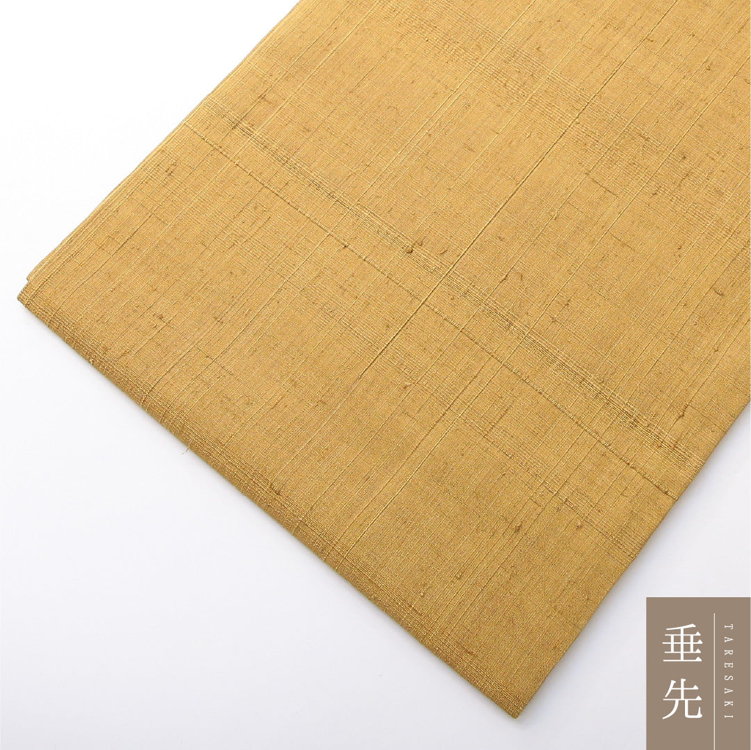 九寸名古屋帯 Aランク 帯丈370cm 正絹 六通 名古屋仕立て 染め カジュアル 絞り 花柄 黄系 LP 1245-03738