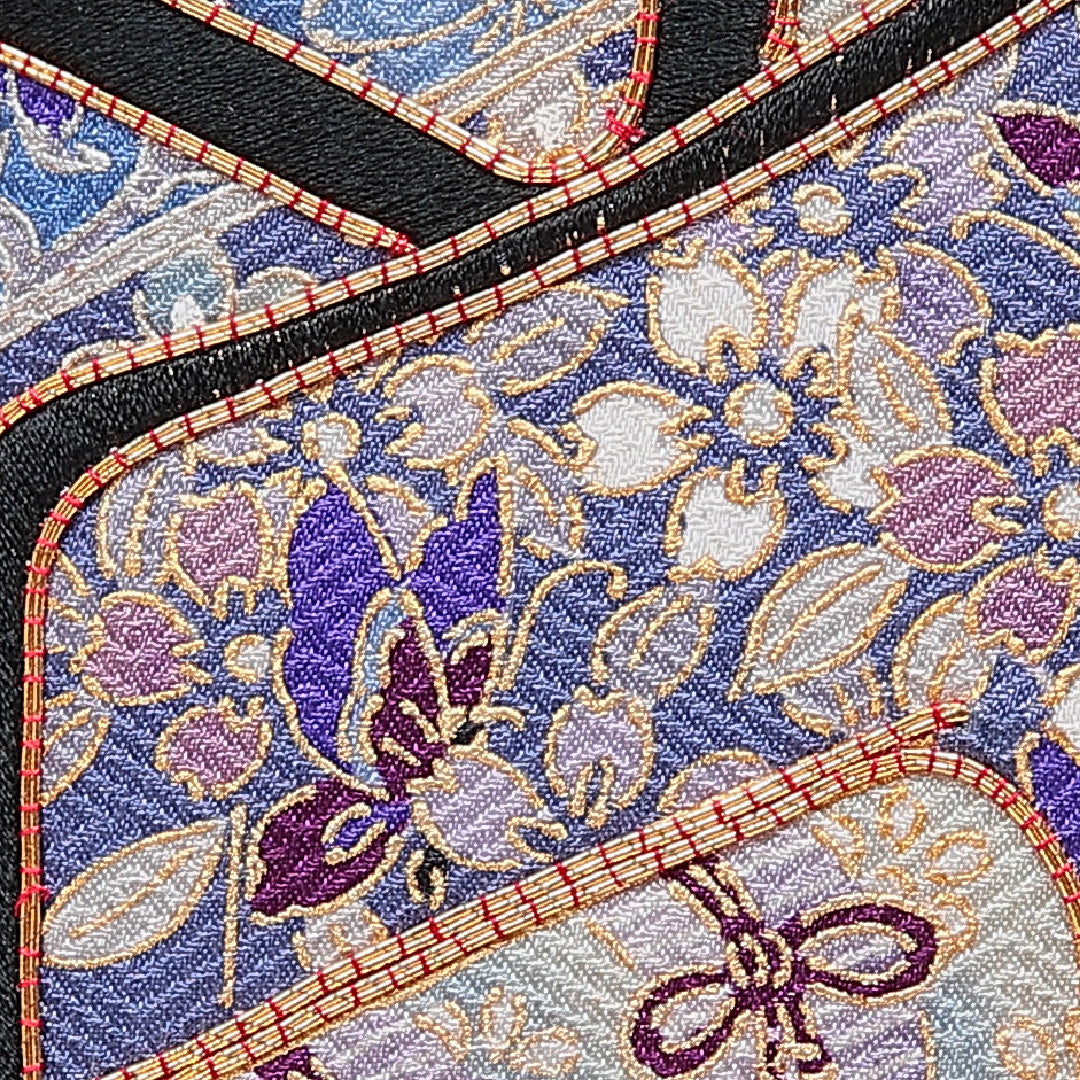 振袖 袷 身丈165cm 裄丈67cm フォーマル Cランク XLサイズ 正絹 広衿 御所車 1213-F0756