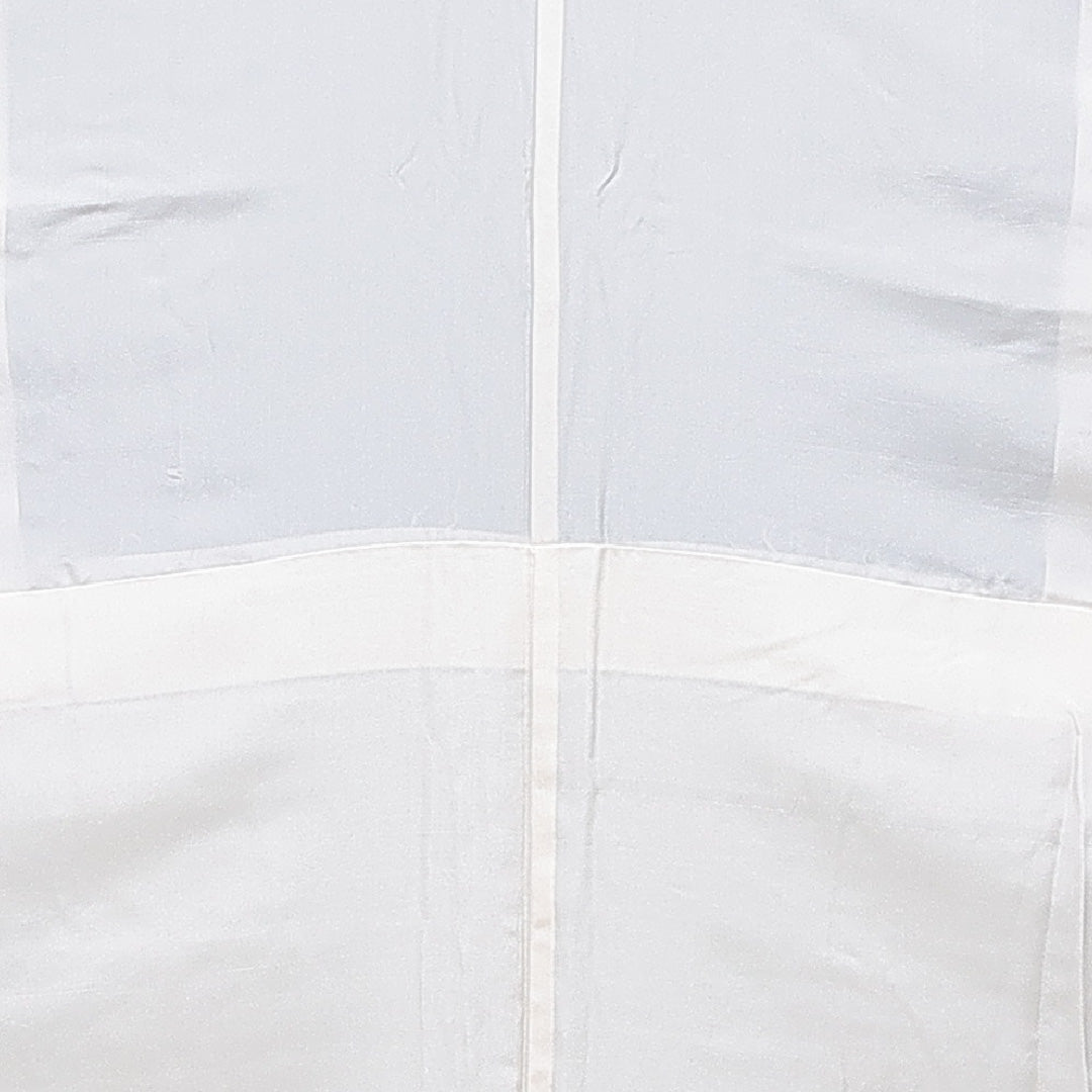 黒留袖 袷 身丈165cm 裄丈67cm 五つ紋 五三桐 フォーマル Cランク XLサイズ 正絹 比翼仕立て 広衿 鶴 刺繍 1211-F0763