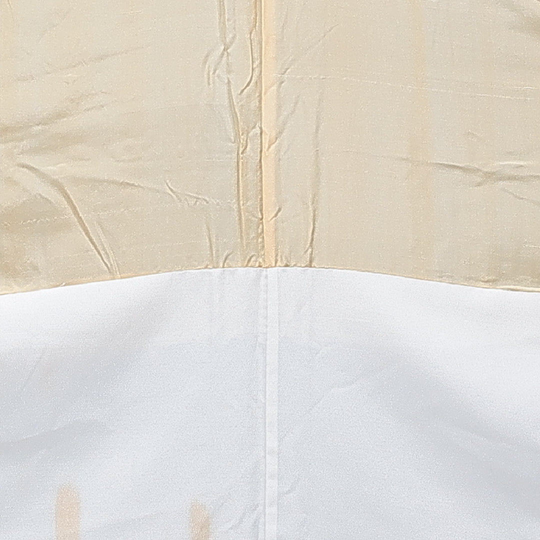 黒留袖 袷 身丈159cm 裄丈65cm 五つ紋 五三桐 フォーマル Cランク Mサイズ 正絹 比翼仕立て 広衿 菊 金駒刺繍 1211-F0740