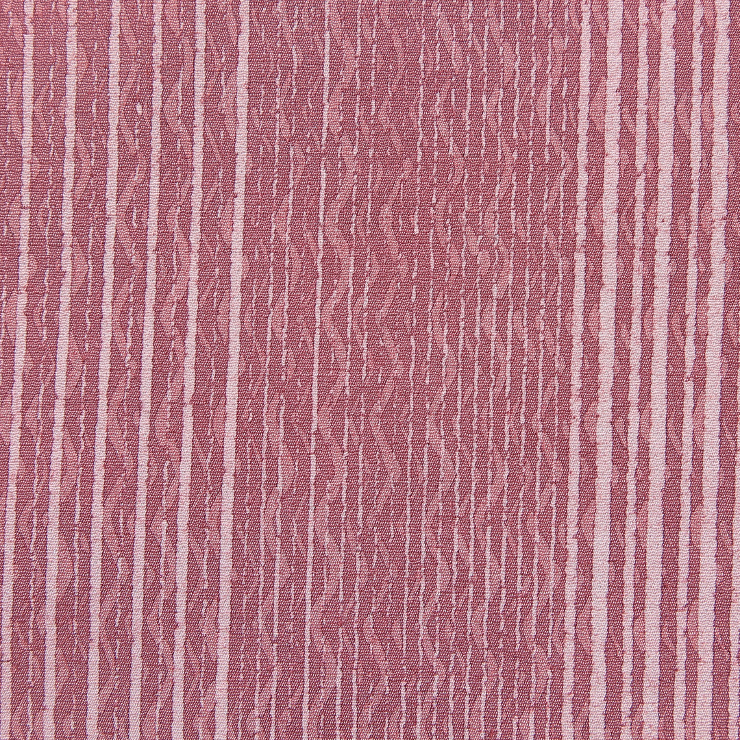 道中着 洗える着物 袷 身丈80cm 裄丈66cm ポリエステル Aランク Mサイズ バチ衿 カジュアル 縞 ピンク系 1264-15132