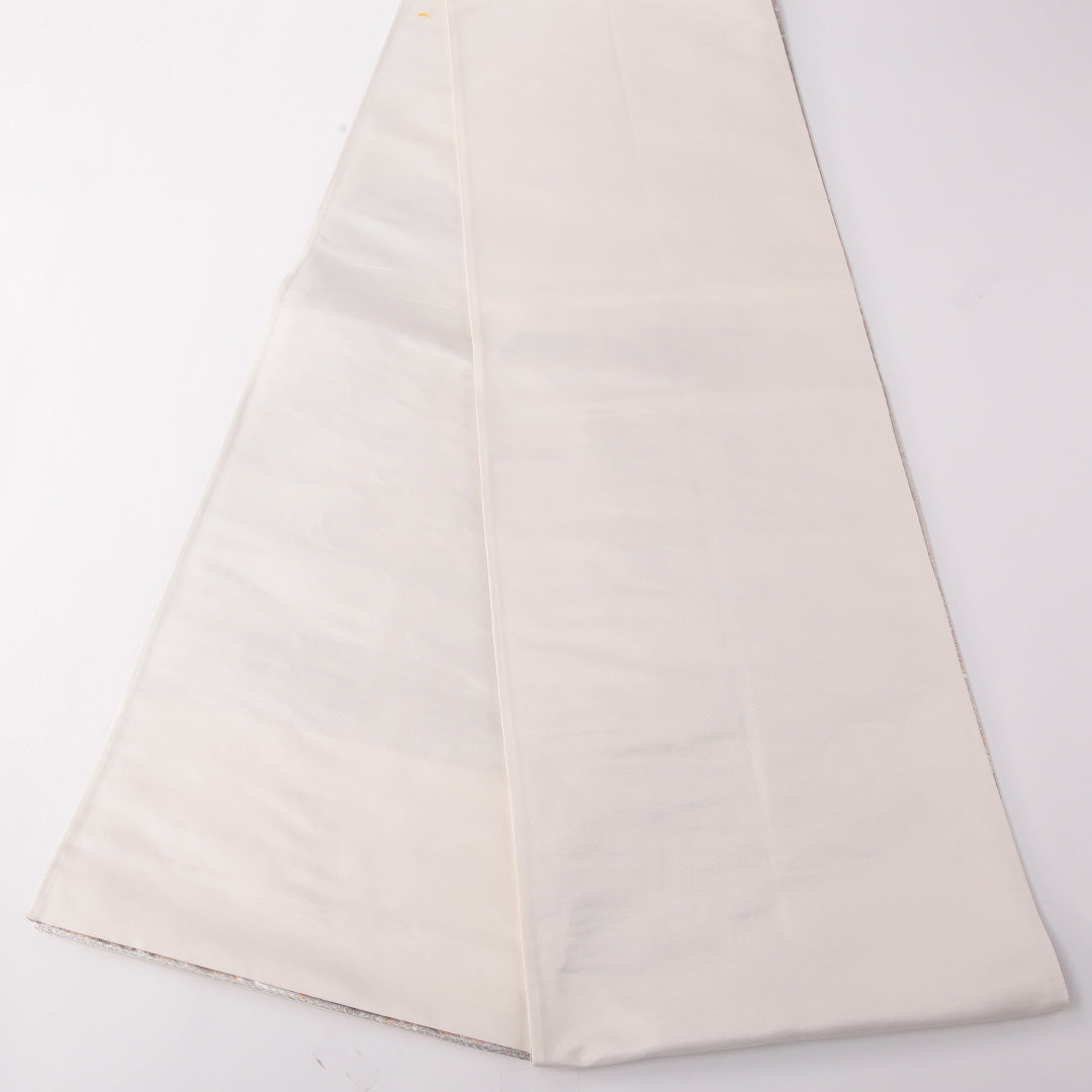 袋帯 帯丈432cm 正絹 六通 フォーマル 御所解 銀系 1243-01770