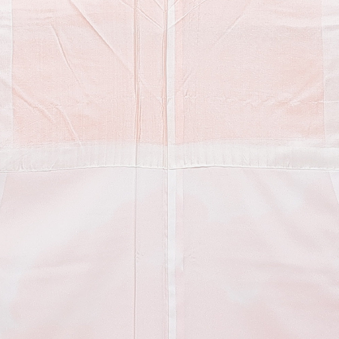 付下げ 洗える着物 袷 身丈162cm 裄丈66cm ポリエステル Bランク Lサイズ 広衿 インフォーマル 紋意匠 青海波 雲取り 朱系 1261-16315