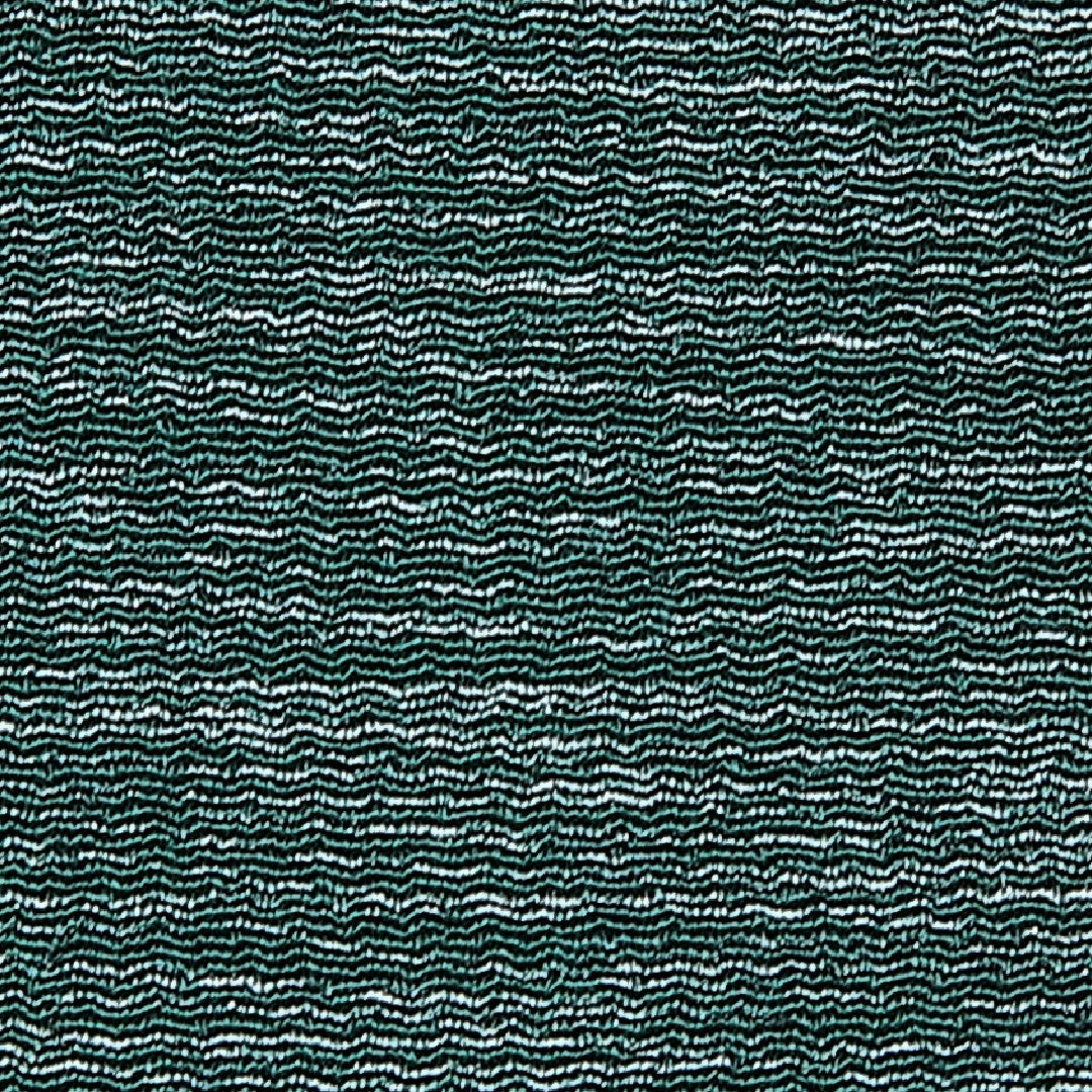 小紋 単衣 身丈159cm 裄丈63cm 正絹 Sランク Mサイズ バチ衿 インフォーマル 肩当て ちりめん 無地 緑系 1215-15680