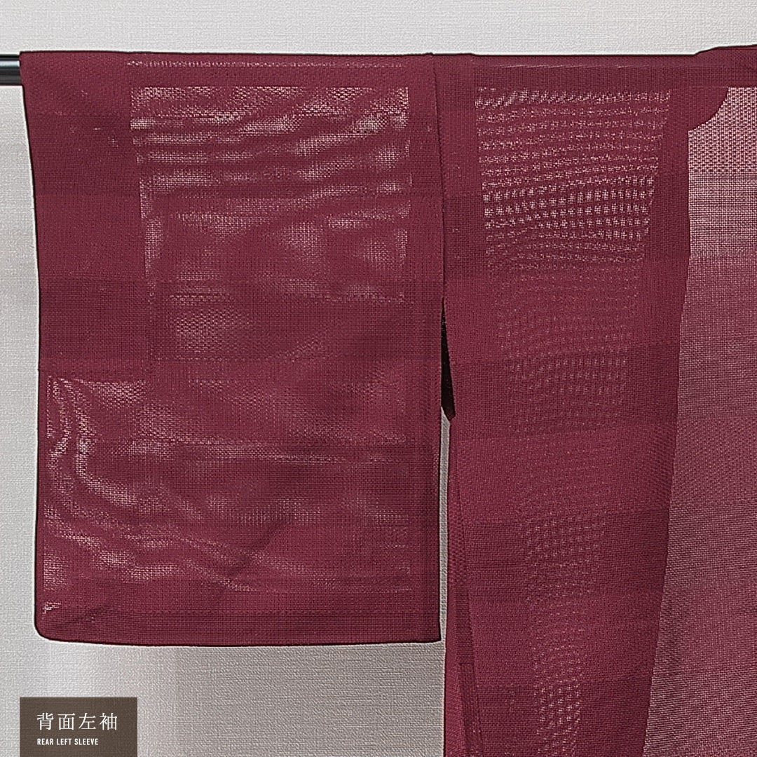 夏物 羽織 夏物 身丈75cm 裄丈62cm 正絹 Sランク カジュアル Sサイズ 創作柄 紫系 M4 1232-15271