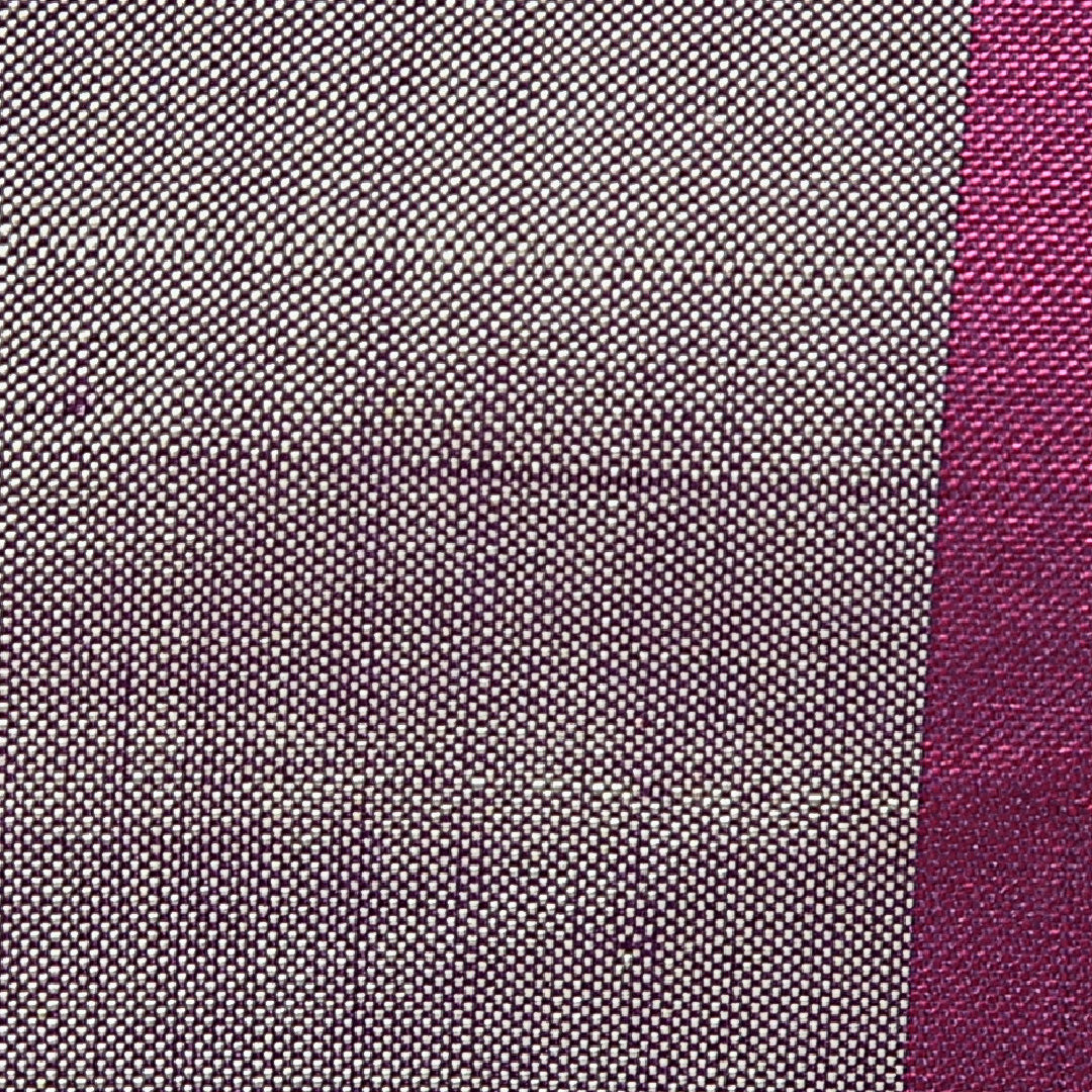 アンティーク 紬（銘仙） 袷 身丈139cm 裄丈64cm 正絹 Cランク XSサイズ バチ衿 創作柄 紫系 1216-15971