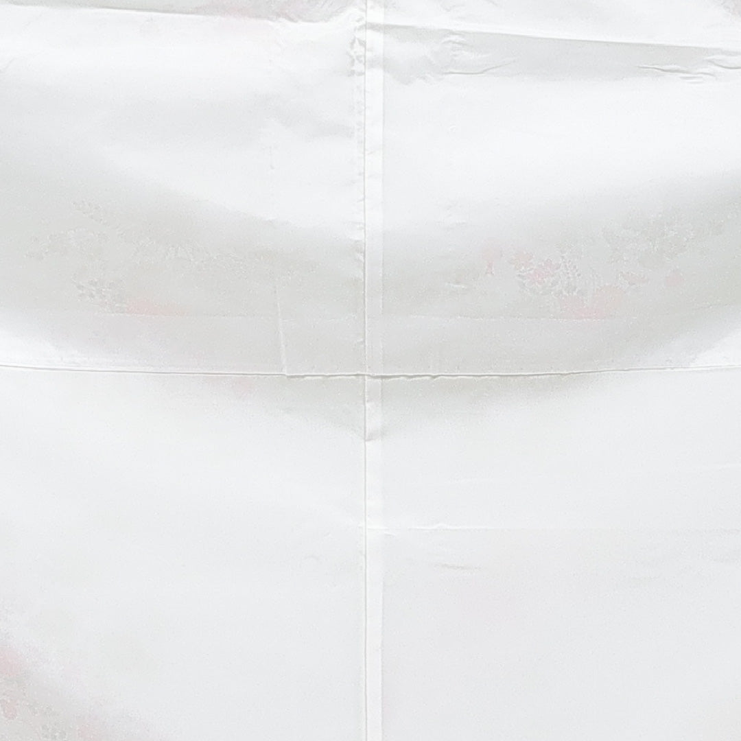 小紋 洗える着物 袷 身丈157cm 裄丈66cm ポリエステル Cランク Mサイズ 広衿 インフォーマル 光悦垣 菊 緑系 1215-16385