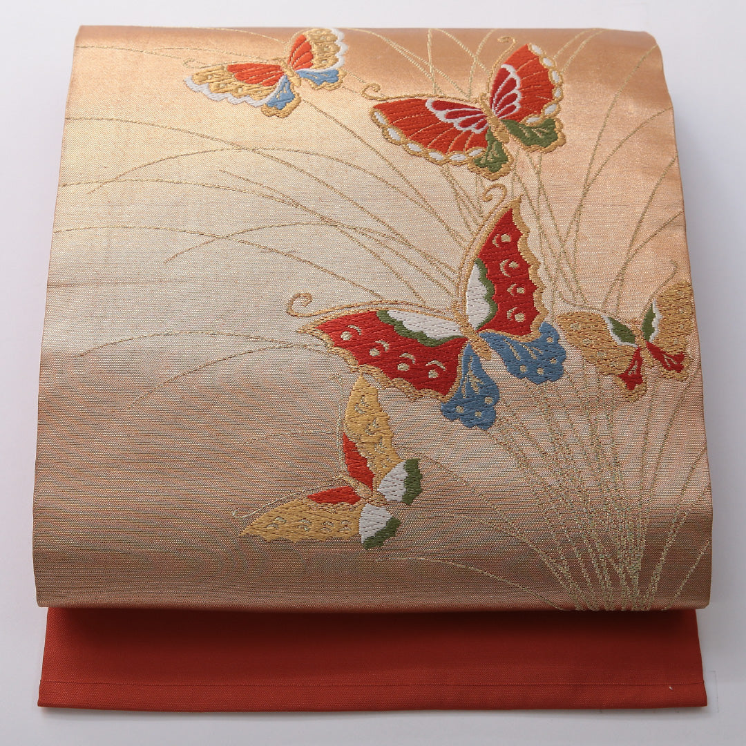 アンティーク 九寸名古屋帯】 帯丈366cm カジュアル ポイント柄