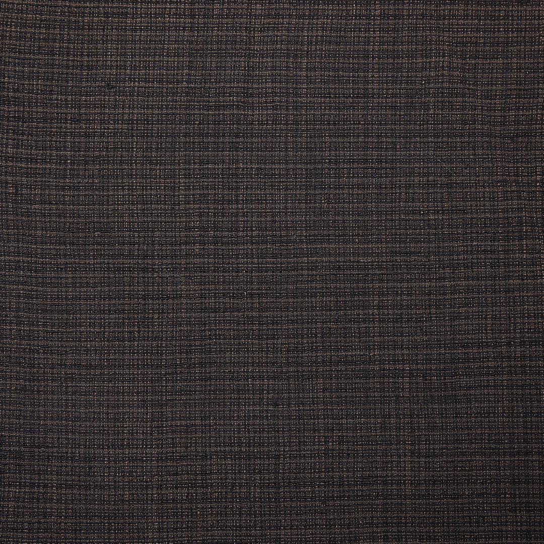 アンティーク 木綿の紬（書生絣） 洗える着物 単衣 身丈150cm 裄丈63cm 木綿 Cランク Sサイズ 棒衿 肩当て 格子 茶系 1216-13078